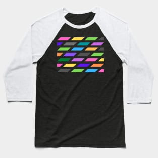 Squares texture Baseball T-Shirt